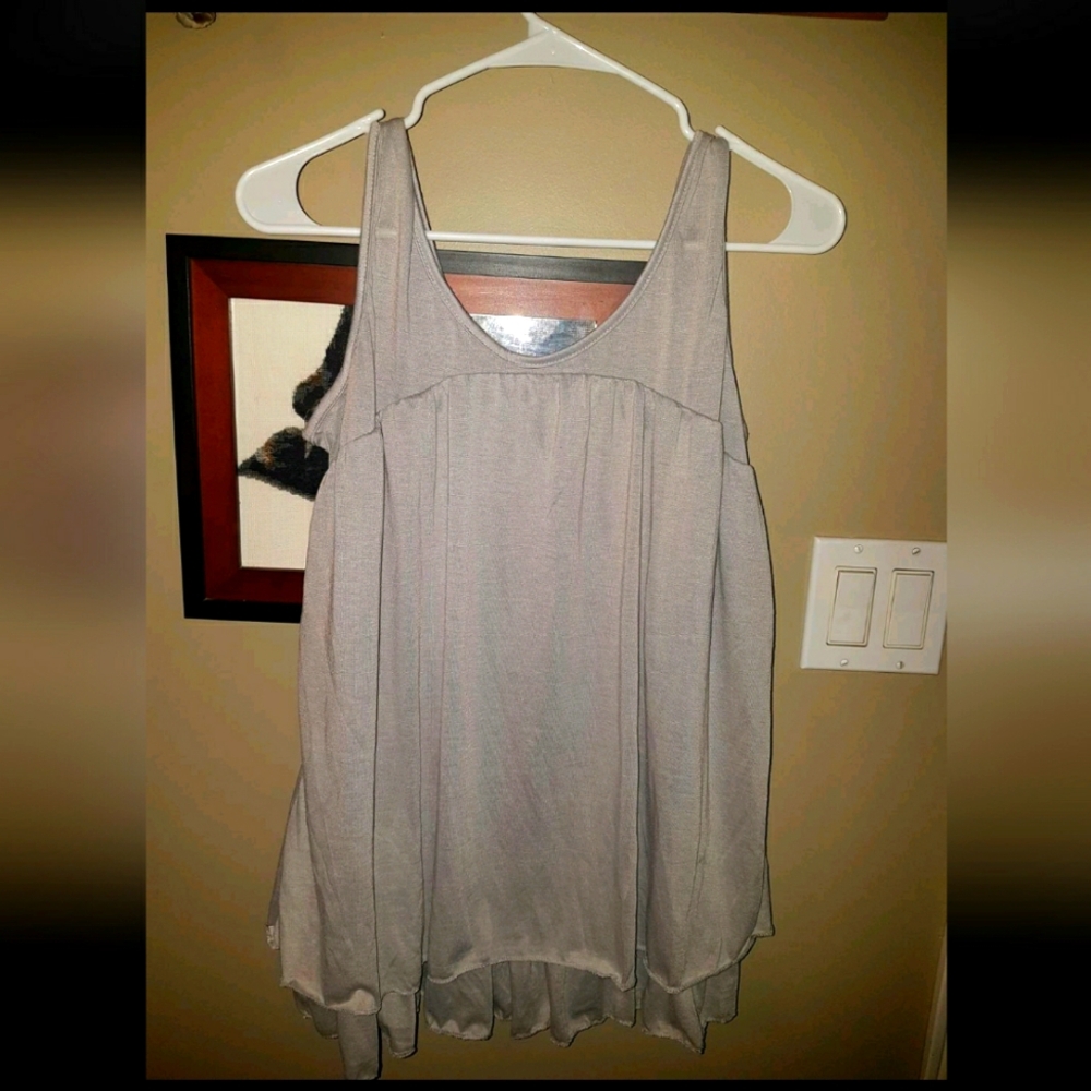 Womens GRAY Top XL